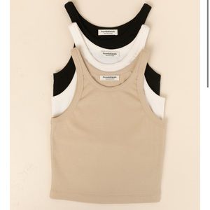 ISO easy does it crop tank top 2.0